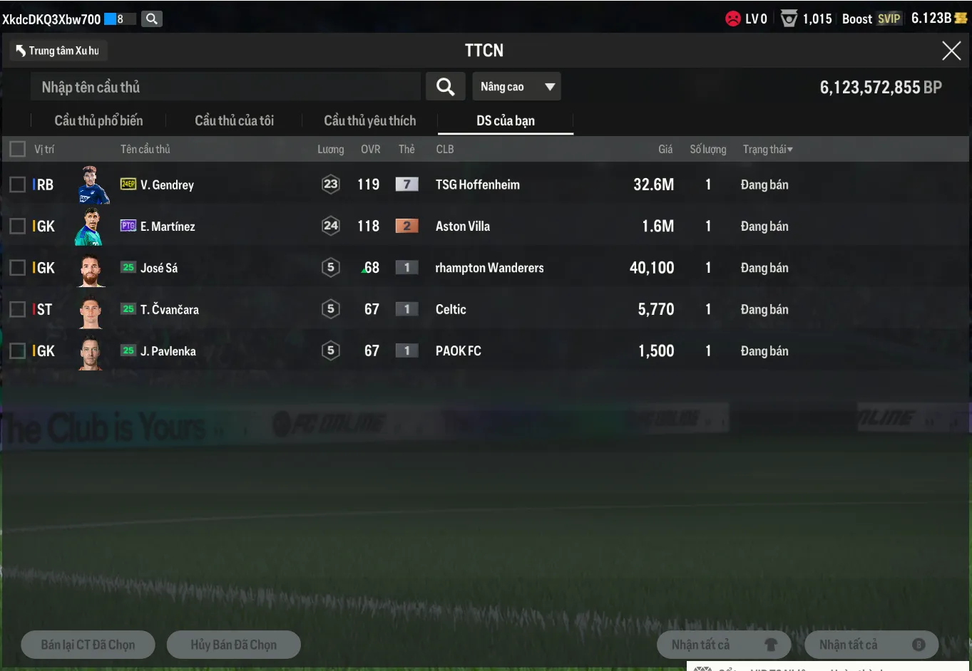 Tài khoản FO4 #60717