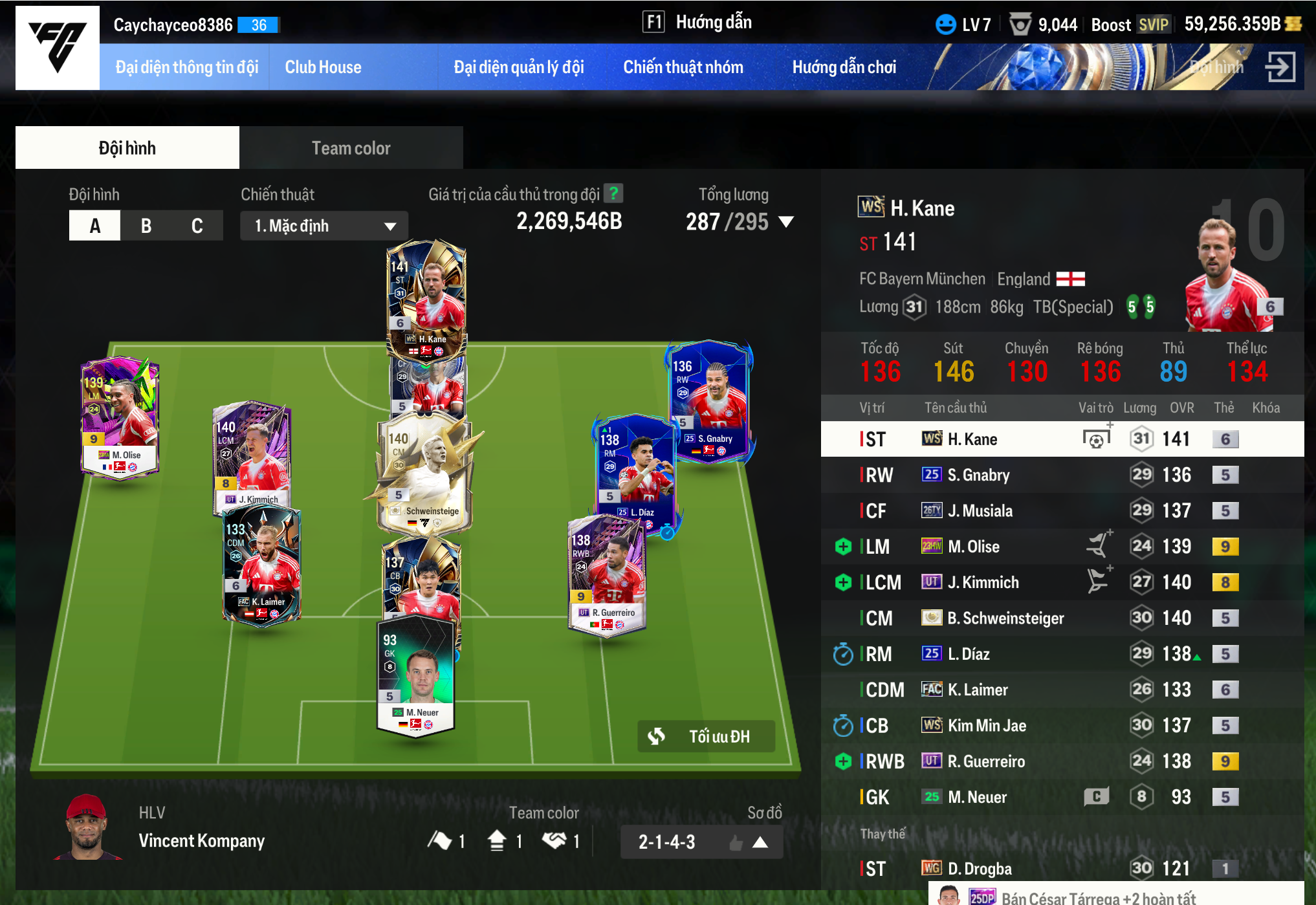 Tài khoản FO4 #46029