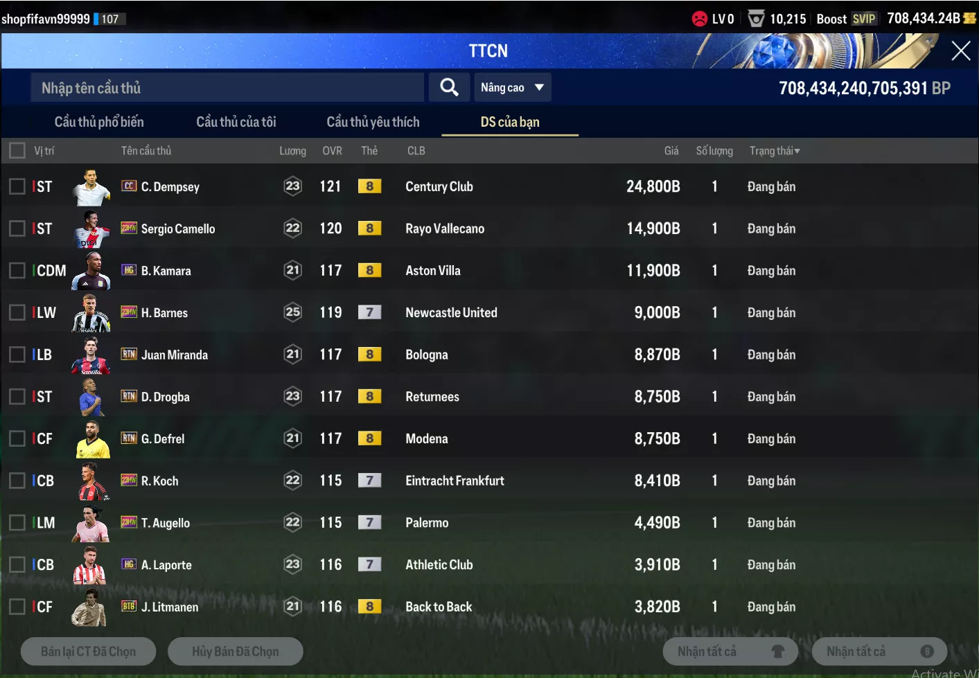 Tài khoản FO4 #42847