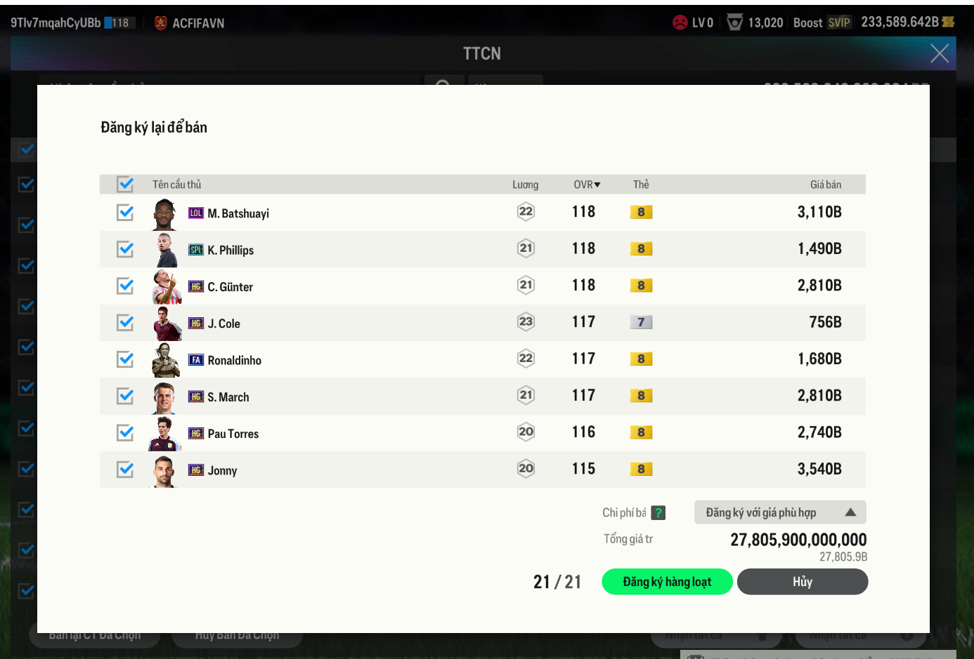 Tài khoản FO4 #37459