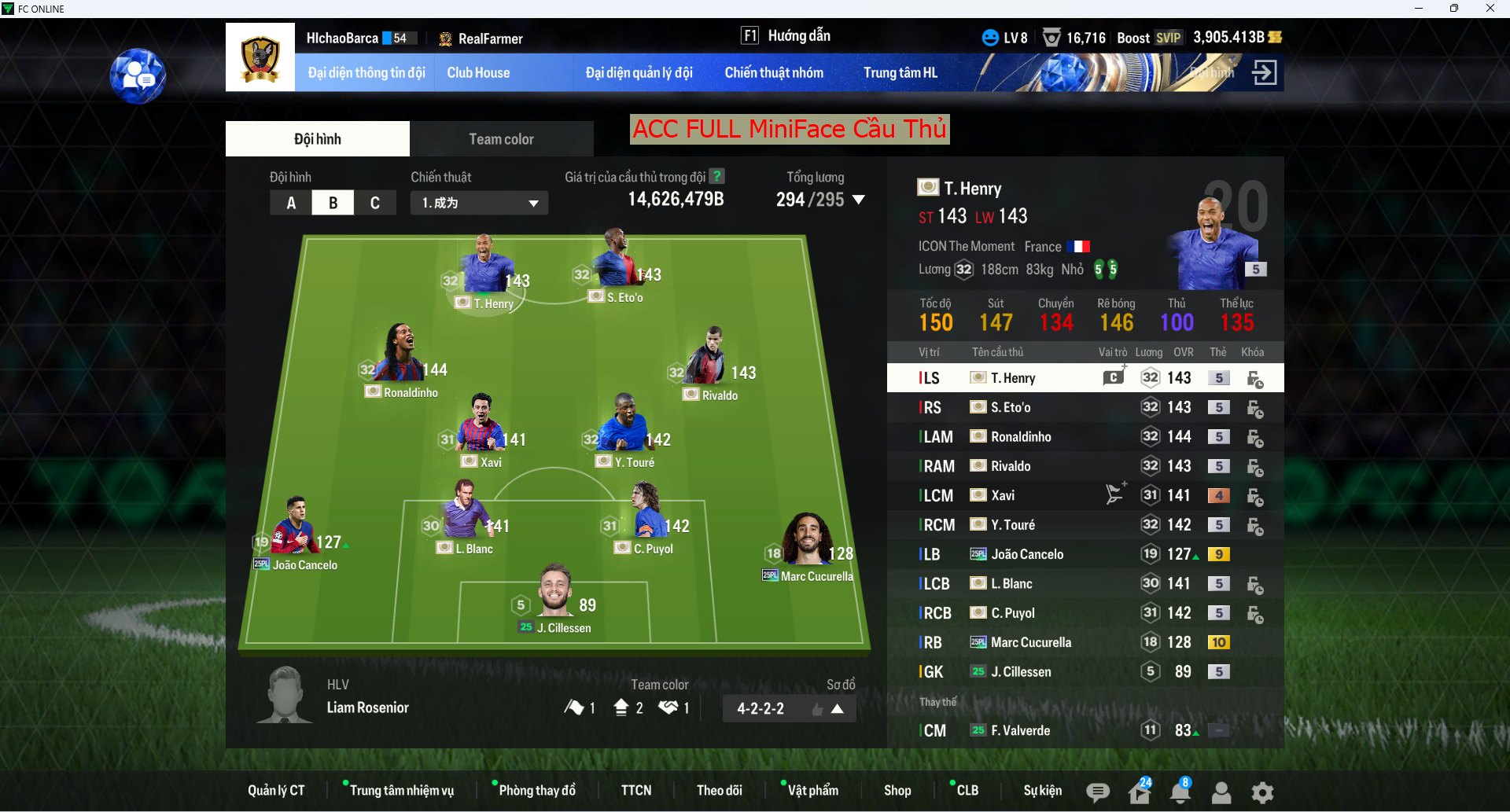 Tài khoản FO4 #41890