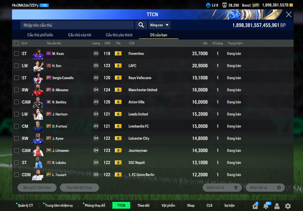 Tài khoản FO4 #45002