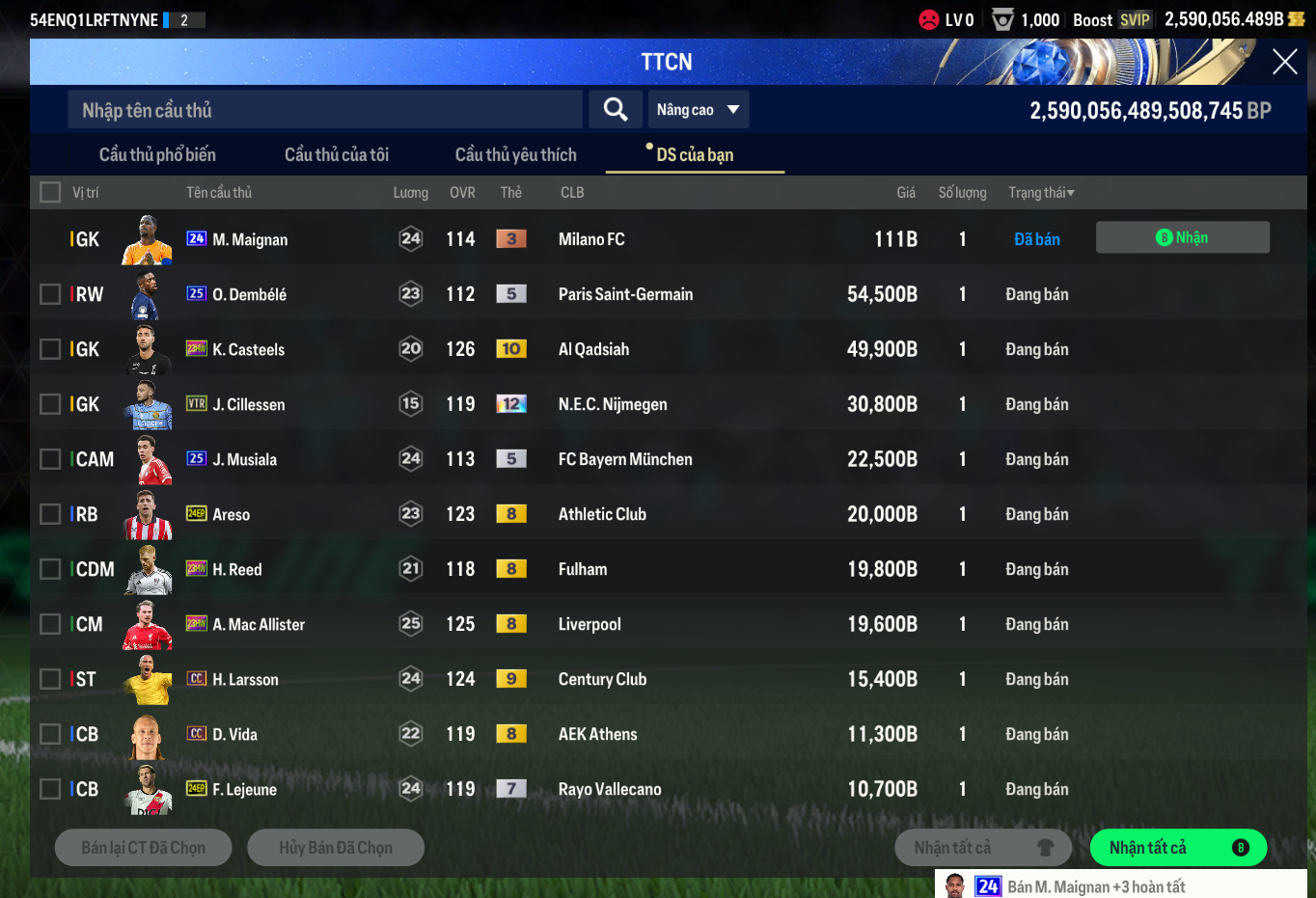 Tài khoản FO4 #45498