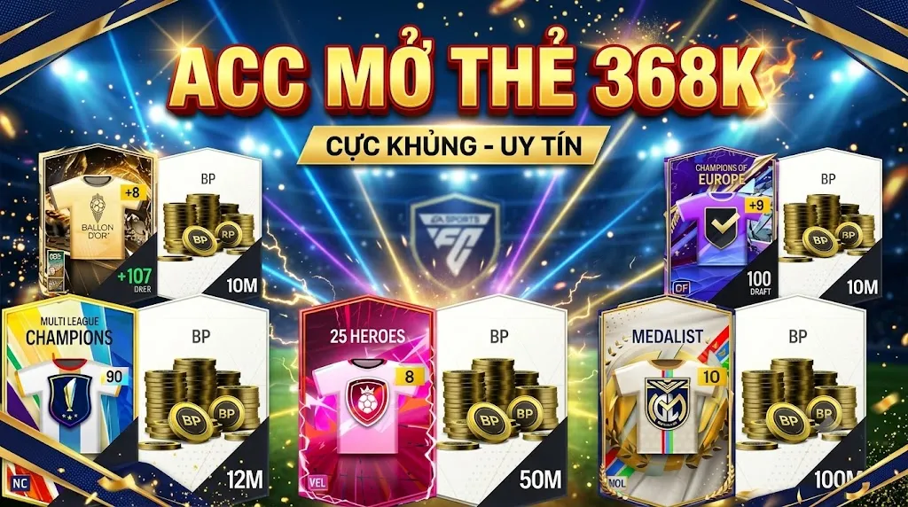 ACC MỞ THẺ 368K 