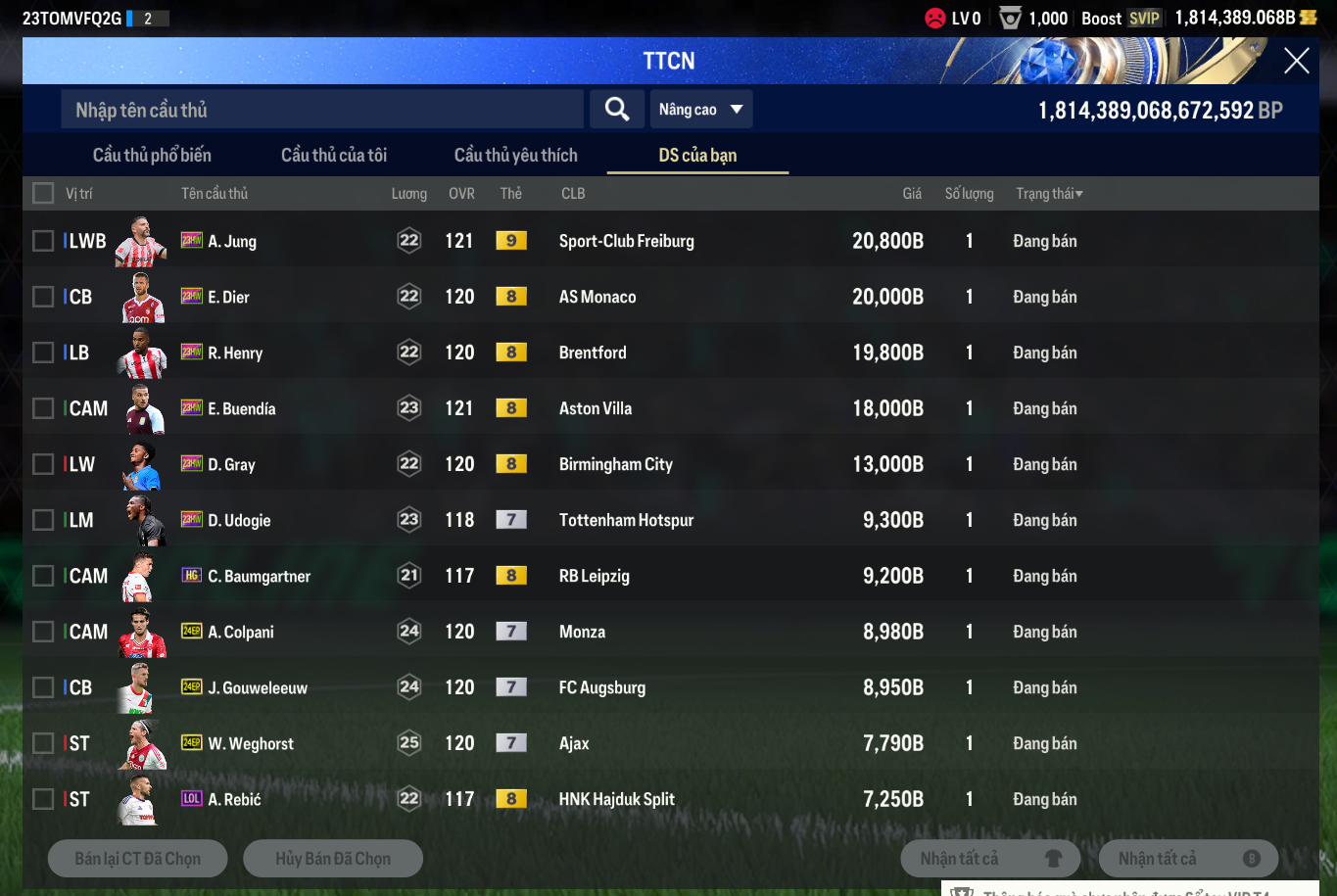 Tài khoản FO4 #45244