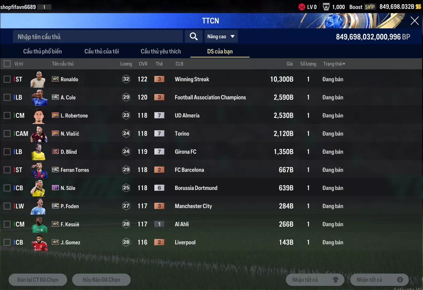 Tài khoản FO4 #40474