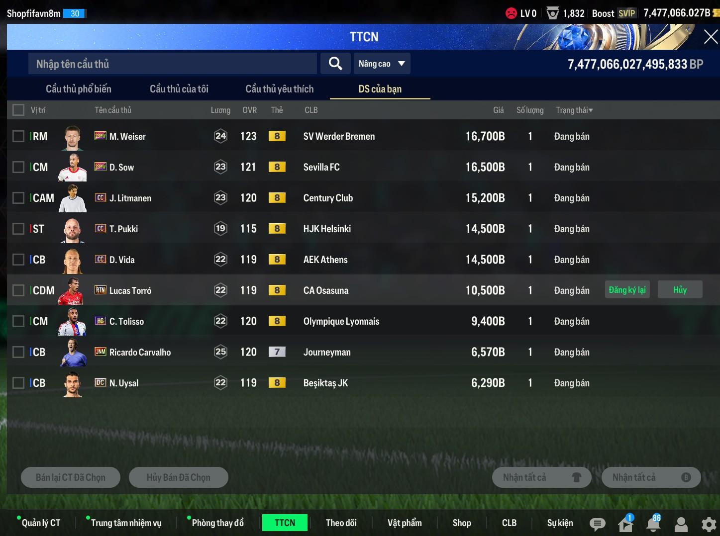 Tài khoản FO4 #45354