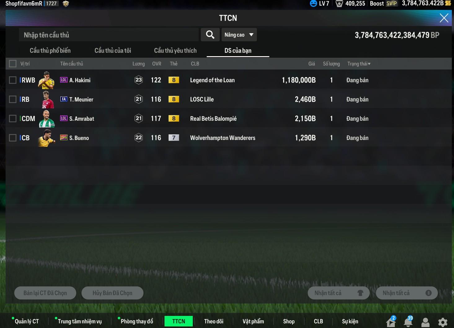 Tài khoản FO4 #38382