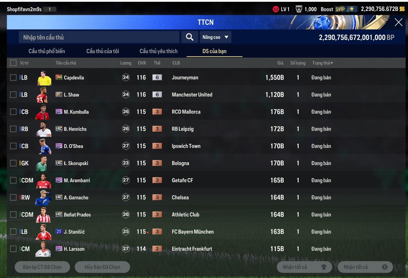 Tài khoản FO4 #45891