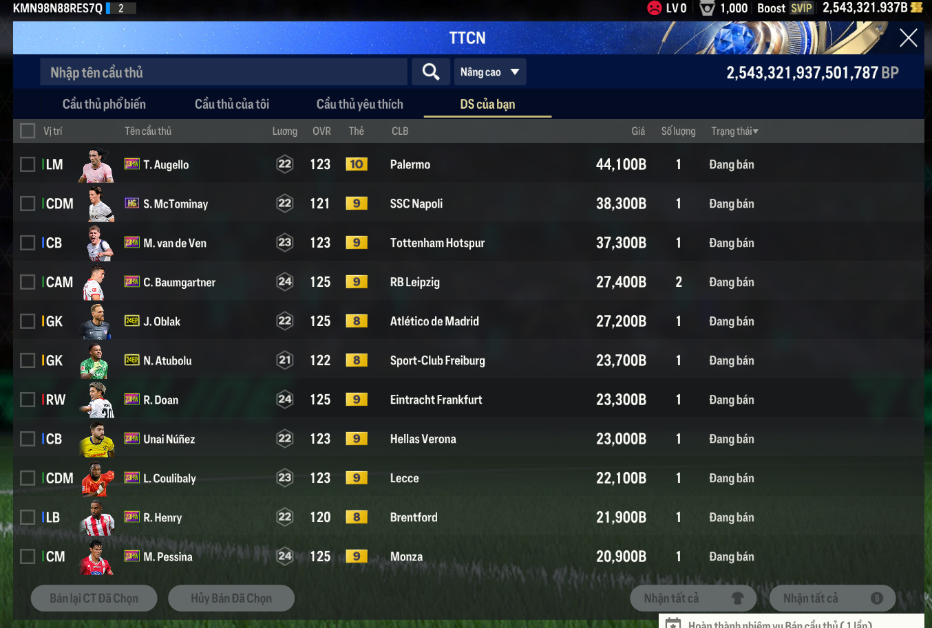 Tài khoản FO4 #45323