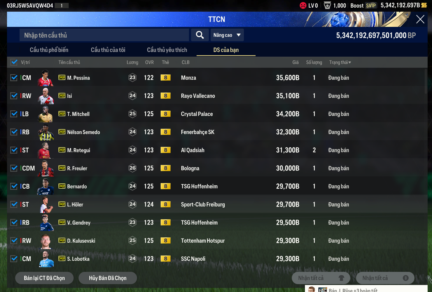 Tài khoản FO4 #45992