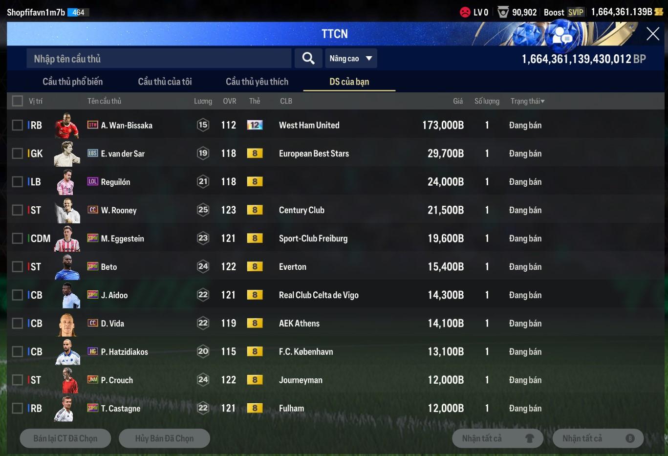 Tài khoản FO4 #45351