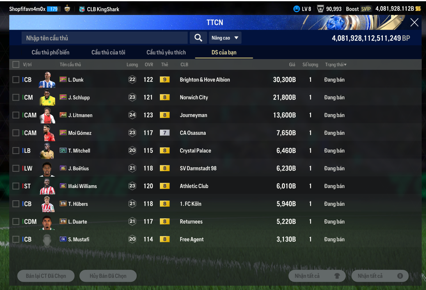 Tài khoản FO4 #40981