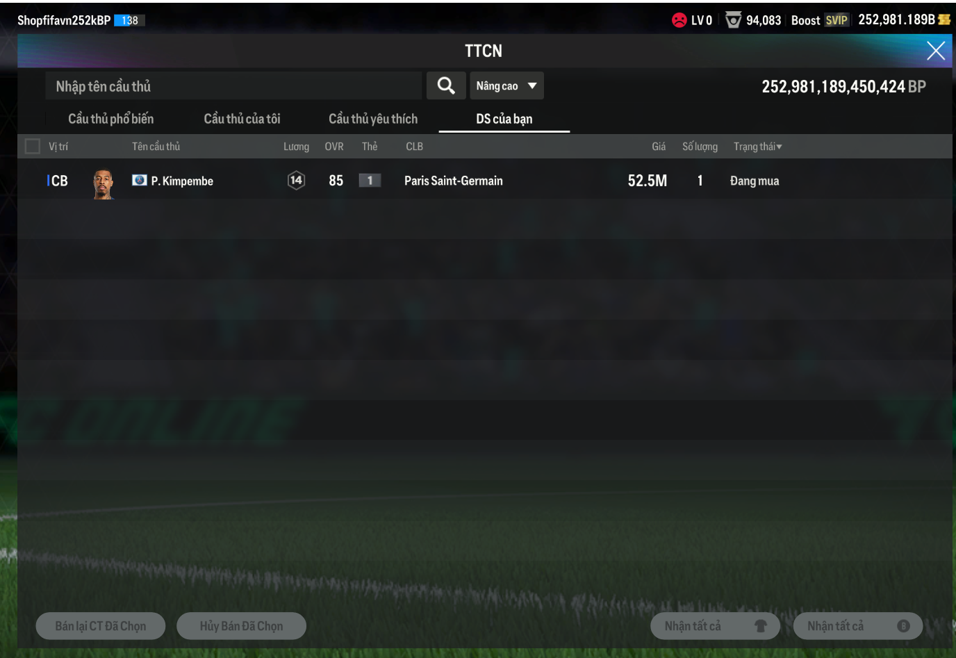 Tài khoản FO4 #36443