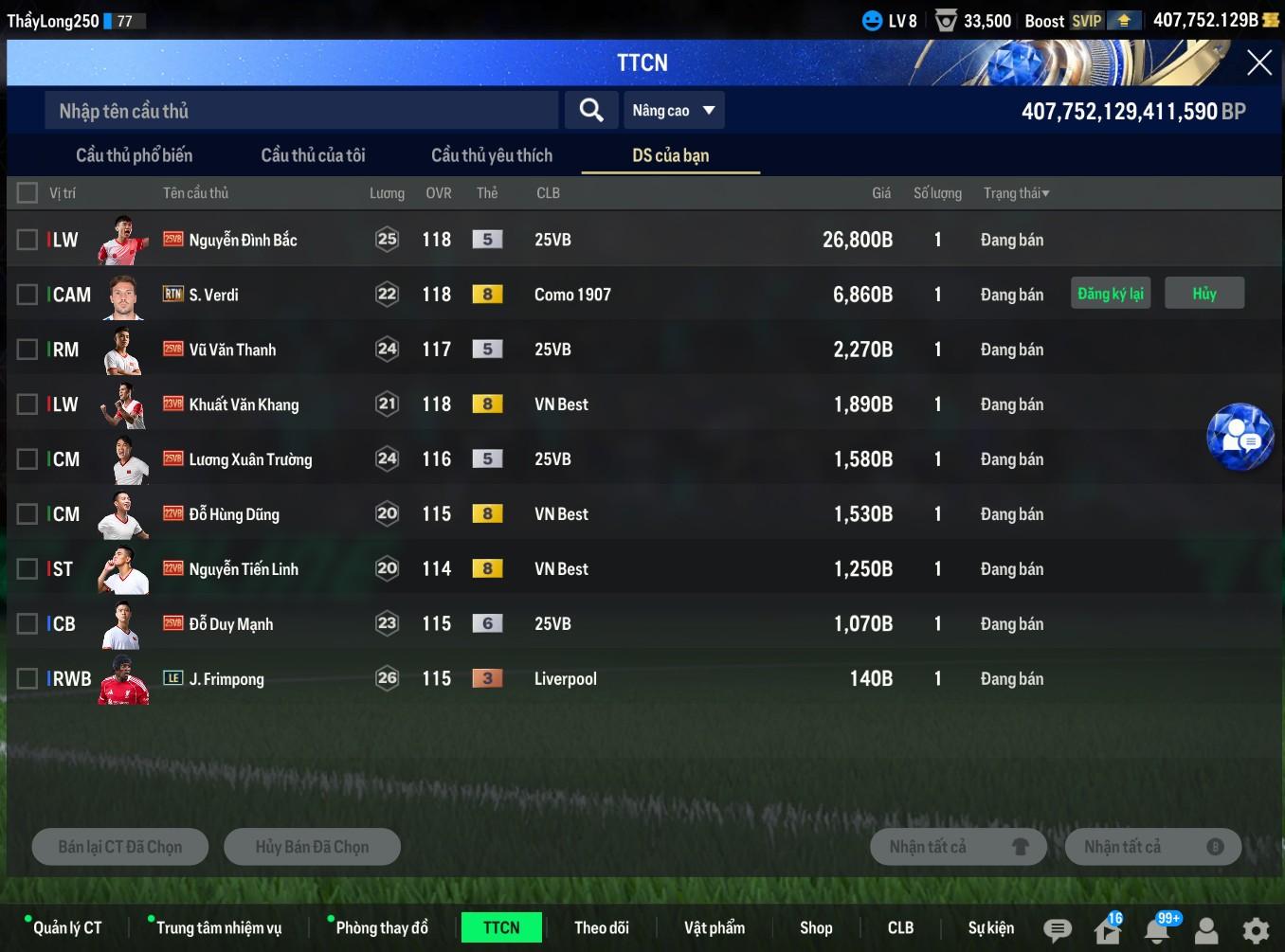 Tài khoản FO4 #40853