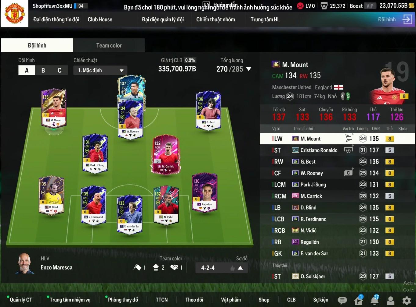 Tài khoản FO4 #37463