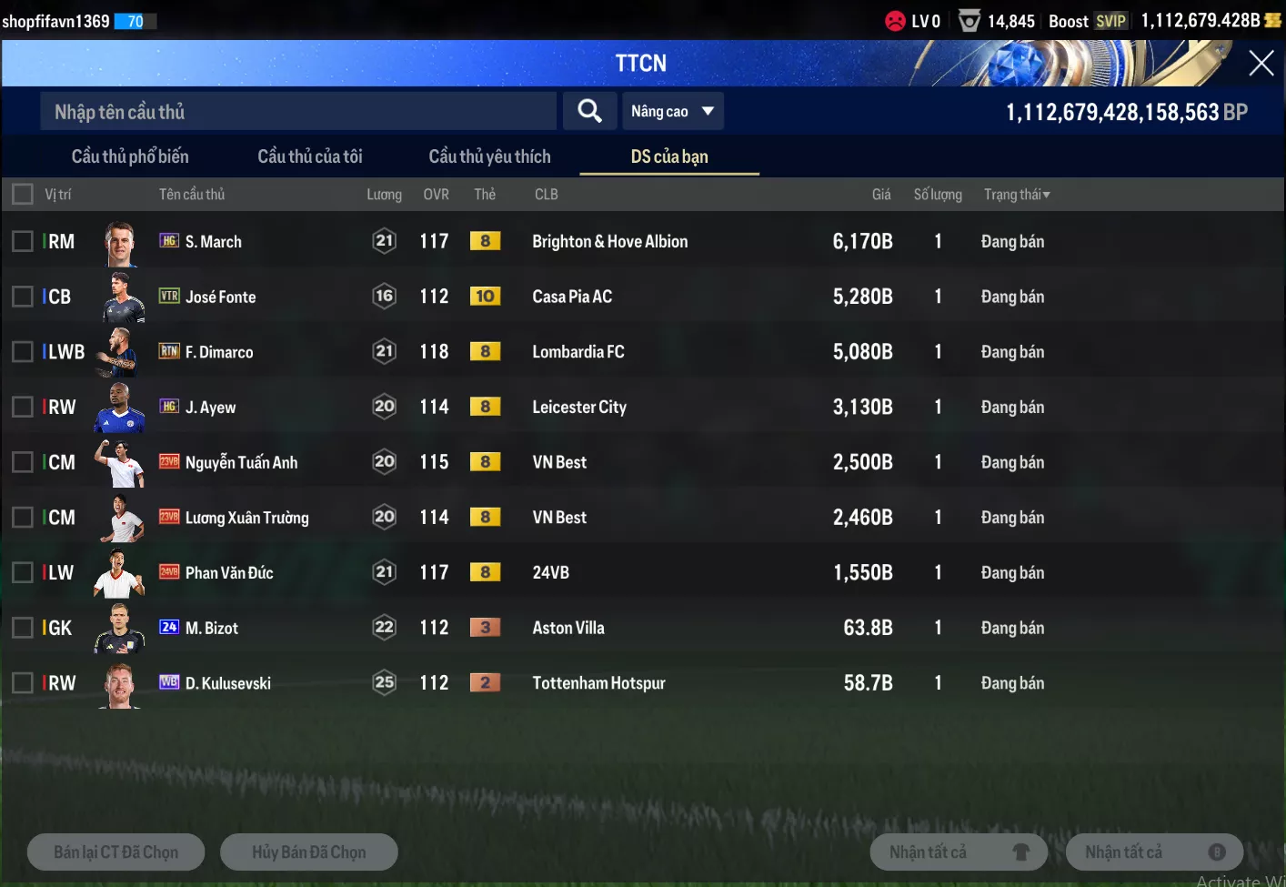 Tài khoản FO4 #40473