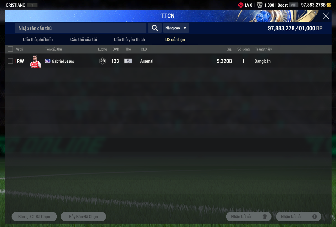 Tài khoản FO4 #45339