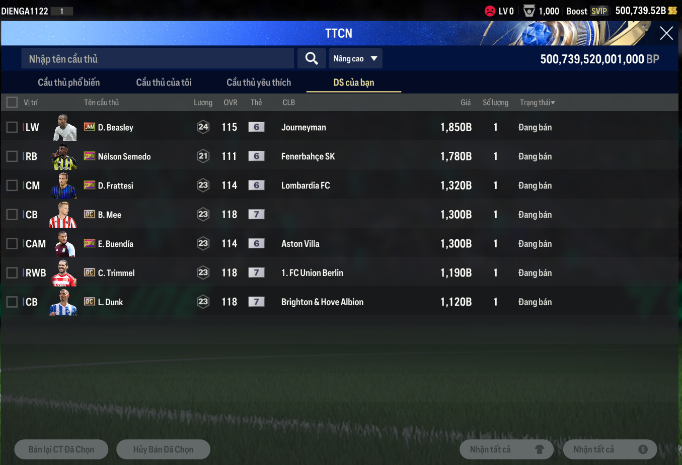 Tài khoản FO4 #40995