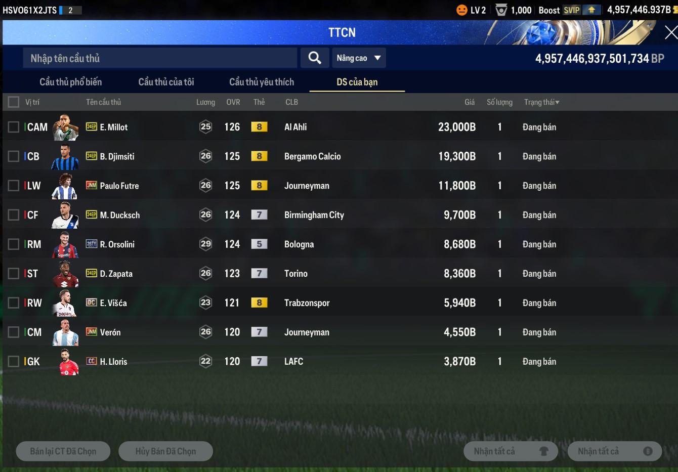 Tài khoản FO4 #45892