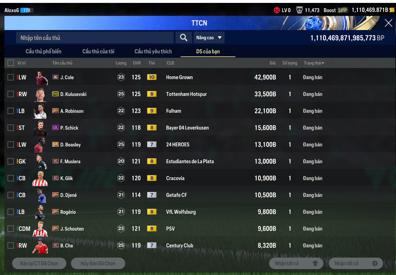 Tài khoản FO4 #41051