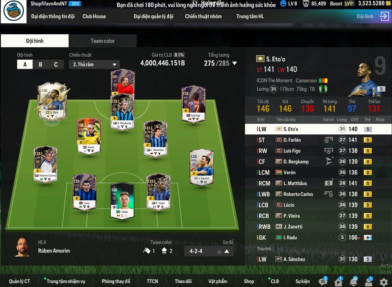 Tài khoản FO4 #35983