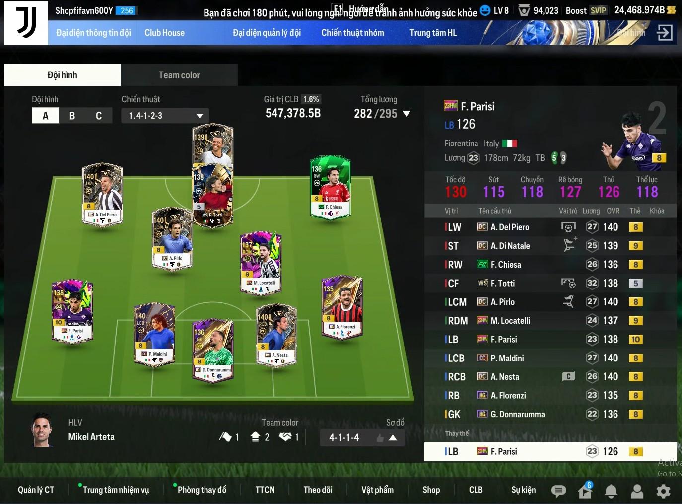 Tài khoản FO4 #41782