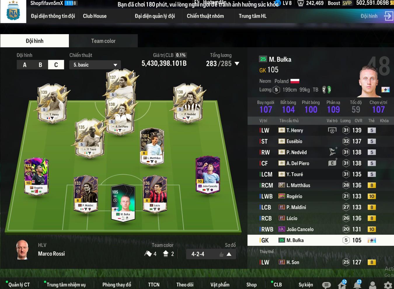 Tài khoản FO4 #36609