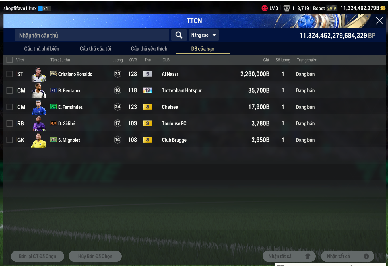 Tài khoản FO4 #41445